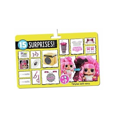 L.O.L. Surprise! , Remix Hair Flip – 15 verrassingen, waaronder 1 pop 8 cm, 1 Tiny schijf om te luisteren op de luidspreker, willekeurige modellen om te verzamelen, speelgoed voor kinderen vanaf 3 jaar, LLUG8 L.O.L. Surprise! , Remix Hair Flip – 15 verrassingen, waaronder 1 pop 8 cm, 1 Tiny schijf om te luisteren op de luidspreker, willekeurige modellen om te verzamelen, speelgoed voor kinderen vanaf 3 jaar, LLUG8