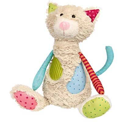 Sigikid 42842 Pluche dier kat patchwork Sweety knuffeldier om te spelen en knuffeldier van zachte materiaalmix voor baby's en kinderen, jongens en meisjes van 0 maanden tot 8 jaar, veelkleurig/kat, 30 cm Sigikid 42842 Pluche dier kat patchwork Sweety knuffeldier om te spelen en knuffeldier van zachte materiaalmix voor baby's en kinderen, jongens en meisjes van 0 maanden tot 8 jaar, veelkleurig/kat, 30 cm
