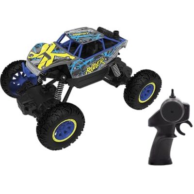 SilverLit Exost Storm Rider Crawler op afstand bestuurde auto – RC voor kinderen 2,4 GHz – RC off-road voertuig – vering & grote banden – oplaadbaar SilverLit Exost Storm Rider Crawler op afstand bestuurde auto – RC voor kinderen 2,4 GHz – RC off-road voertuig – vering & grote banden – oplaadbaar