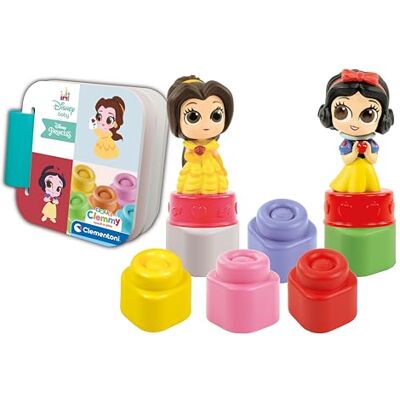 Clementoni 17843 – Soft Clemmy – Disney prinses – eerste speelgoedstenen, bouwstenen, zacht blok baby 6 maanden, speelgoed voor baby's, speelgoed voor de eerste leeftijd, gemaakt in Italië Clementoni 17843 – Soft Clemmy – Disney prinses – eerste speelgoedstenen, bouwstenen, zacht blok baby 6 maanden, speelgoed voor baby's, speelgoed voor de eerste leeftijd, gemaakt in Italië