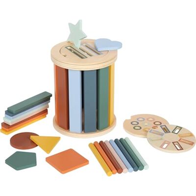 small foot Montessori sorteerspel met trommel small foot Montessori sorteerspel met trommel