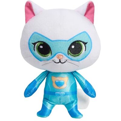 Just Play Disney Junior SuperKitties pluche speelgoed voor kinderen, 6,5 inch, blauw Just Play Disney Junior SuperKitties pluche speelgoed voor kinderen, 6,5 inch, blauw