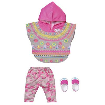 BABY born 830161 Deluxe Elegante poncho voor poppen van 43 cm – bevordert empathie en bevordert sociale vaardigheden, voor peuters vanaf 3 jaar, bevat poncho, broek en schoenen BABY born 830161 Deluxe Elegante poncho voor poppen van 43 cm – bevordert empathie en bevordert sociale vaardigheden, voor peuters vanaf 3 jaar, bevat poncho, broek en schoenen