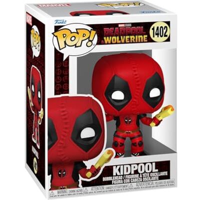 Funko Pop! Marvel: Deadpool & Wolverine Kidpool Vinyl figuur om te verzamelen Cadeau-idee Officiële producten Speelgoed voor kinderen en volwassenen Filmfans Funko Pop! Marvel: Deadpool & Wolverine Kidpool Vinyl figuur om te verzamelen Cadeau-idee Officiële producten Speelgoed voor kinderen en volwassenen Filmfans
