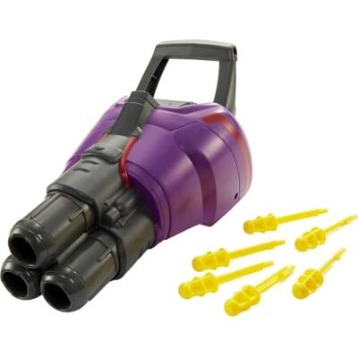 Mattel Pixar Disney Pixar Buzz Lightyear Blaster van Zurg, drievoudige kanon paars met 3 projectielen, om te verzamelen, speelgoed voor kinderen, vanaf 4 jaar, HHJ58 Mattel Pixar Disney Pixar Buzz Lightyear Blaster van Zurg, drievoudige kanon paars met 3 projectielen, om te verzamelen, speelgoed voor kinderen, vanaf 4 jaar, HHJ58