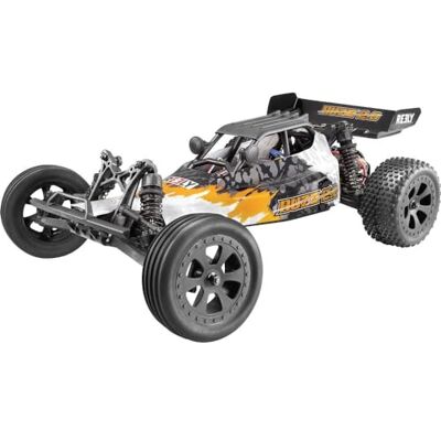 REELY Buzz 2.0 Brushed 1:10 RC voertuig voor beginners, elektrisch, buggy, 100% RTR, 2,4 GHz, met accu en oplaadkabel REELY Buzz 2.0 Brushed 1:10 RC voertuig voor beginners, elektrisch, buggy, 100% RTR, 2,4 GHz, met accu en oplaadkabel