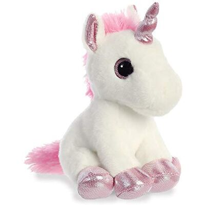 Aurora World, 60867, Sparkle Tales, Lolly de eenhoorn, 18 cm, pluche, wit, 18 cm Aurora World, 60867, Sparkle Tales, Lolly de eenhoorn, 18 cm, pluche, wit, 18 cm