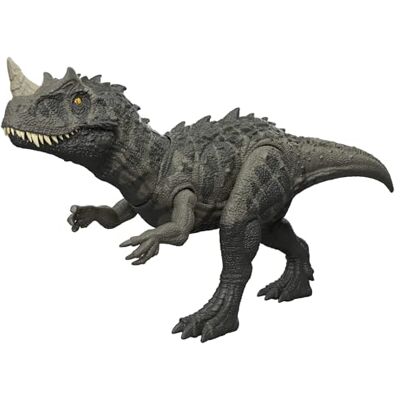 Mattel Jurassic World Woest gebrul dinosaurusfiguur met kaakbeweging, multidirectionele aanval en geluidseffecten, beweegbaar speelgoed en digitaal spel (soorten kunnen variëren) Mattel Jurassic World Woest gebrul dinosaurusfiguur met kaakbeweging, multidirectionele aanval en geluidseffecten, beweegbaar speelgoed en digitaal spel (soorten kunnen variëren)