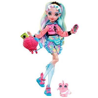 Monster Cable Lagoona Blue Pop: De Lagoona Blue-pop heeft een fantastische outfit met een roze hoodie met mesh en een trendy body met batik-fietsbroek Monster Cable Lagoona Blue Pop: De Lagoona Blue-pop heeft een fantastische outfit met een roze hoodie met mesh en een trendy body met batik-fietsbroek
