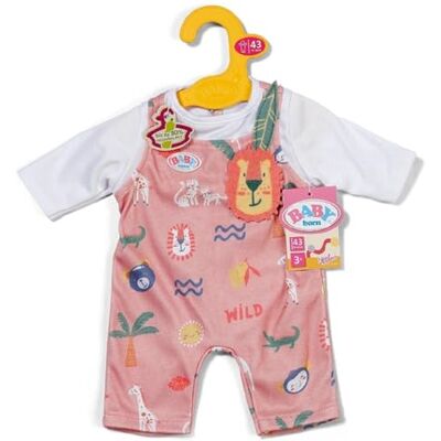 BABY born romper met lange mouwen & junglemotieven Hoogwaardige poppenaccessoires Kleding geschikt voor poppen van 43 cm BABY born romper met lange mouwen & junglemotieven Hoogwaardige poppenaccessoires Kleding geschikt voor poppen van 43 cm