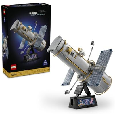 Lego Icons Hubble ruimtetelescoop 11382 Set voor volwassenen, 3D STEM, zonnepanelen, instrumentenbaai, astronaut, cadeau-idee, 1252 delen Lego Icons Hubble ruimtetelescoop 11382 Set voor volwassenen, 3D STEM, zonnepanelen, instrumentenbaai, astronaut, cadeau-idee, 1252 delen