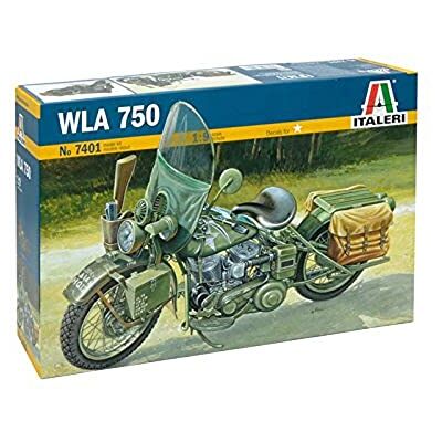 Italeri Harley Davidson modelbouw kunststof om te monteren, I7401, helder, klein Italeri Harley Davidson modelbouw kunststof om te monteren, I7401, helder, klein