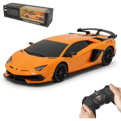 Jamara Lamborghini Aventador SVJ 1:24 oranje 27MHz Jamara Lamborghini Aventador SVJ 1:24 oranje 27MHz