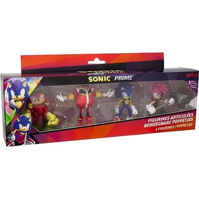Lansay Sonic Prime – 4 beweegbare figuren 7,5 cm – willekeurig model – stripfiguren en videogames – vanaf 8 jaar Lansay Sonic Prime – 4 beweegbare figuren 7,5 cm – willekeurig model – stripfiguren en videogames – vanaf 8 jaar