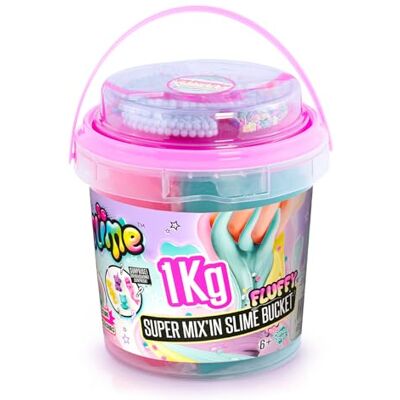 Canal Toys Súper cubo de Slime Mix' in Con decoraciones SDO. Super Cube van 1 kg mix'in, SSC148, willekeurige kleuren Canal Toys Súper cubo de Slime Mix' in Con decoraciones SDO. Super Cube van 1 kg mix'in, SSC148, willekeurige kleuren
