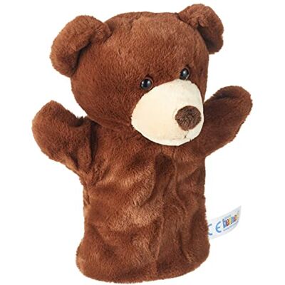 Heunec 393875 handpop bruine beer Heunec 393875 handpop bruine beer