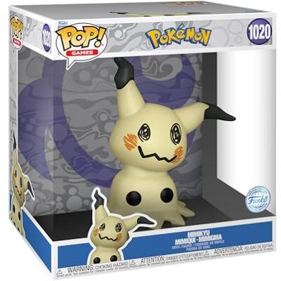 Funko Pop! Jumbo: Pokémon, Mimikyu, verzamelfiguur, vinyl figuur, cadeau-idee, officieel product, speelgoed voor kinderen en volwassenen, videogames, fans, figuur voor verzamelaars Funko Pop! Jumbo: Pokémon, Mimikyu, verzamelfiguur, vinyl figuur, cadeau-idee, officieel product, speelgoed voor kinderen en volwassenen, videogames, fans, figuur voor verzamelaars
