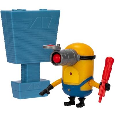 MINIONS Despicable Me 4 Launch & Blast Mega Minion Mel Action Figure Push Down on Mel's Head to Fire His Blaster Verzamel All 5 All with A Different Play Feature and Accessories MINIONS Despicable Me 4 Launch & Blast Mega Minion Mel Action Figure Push Down on Mel's Head to Fire His Blaster Verzamel All 5 All with A Different Play Feature and Accessories