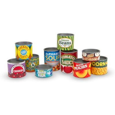 Melissa & Doug Ingeblikte boodschappen Voedselsets voor kinderen Kookspeelgoed voor meisjes of jongens vanaf 3 jaar Voedselspeelgoed en speelkeuken accessoires Set Melissa & Doug Ingeblikte boodschappen Voedselsets voor kinderen Kookspeelgoed voor meisjes of jongens vanaf 3 jaar Voedselspeelgoed en speelkeuken accessoires Set