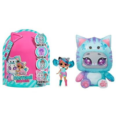 L.O.L. Surprise! Tweens pop verrassingskostuum Emma Emo met groen opblaasbaar kittenkostuum en verschillende verrassingen, inclusief fantastische outfits en accessoires, ideaal vanaf 4 jaar L.O.L. Surprise! Tweens pop verrassingskostuum Emma Emo met groen opblaasbaar kittenkostuum en verschillende verrassingen, inclusief fantastische outfits en accessoires, ideaal vanaf 4 jaar