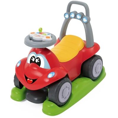 Chicco Billy Quattro, kinderdrager, 4 speelmodi, schommelfunctie, eerste stappen en rijden, elektronische stuurmodule met lichten en geluiden, 9-36 maanden Chicco Billy Quattro, kinderdrager, 4 speelmodi, schommelfunctie, eerste stappen en rijden, elektronische stuurmodule met lichten en geluiden, 9-36 maanden
