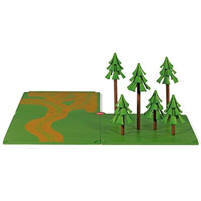 Siku 5699, veldwegen en bos, kunststof, groen, ideaal voor de boerderij Siku 5699, veldwegen en bos, kunststof, groen, ideaal voor de boerderij