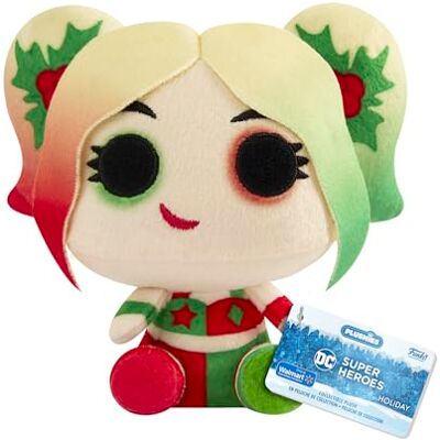 Funko Pop! Plush: DC Holiday 4" Harley Quinn DC Comics Nan Verzamelbaar Pluche Verjaardagscadeau Idee Officiële Pluche Producten voor Kinderen en Volwassenen en Vriendinnen Funko Pop! Plush: DC Holiday 4" Harley Quinn DC Comics Nan Verzamelbaar Pluche Verjaardagscadeau Idee Officiële Pluche Producten voor Kinderen en Volwassenen en Vriendinnen