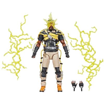 Marvel Hasbro Legends Series, 's Electro, verzamelfiguur geïnspireerd op de film Spider-Man: No Way Home, 15 cm Marvel Hasbro Legends Series, 's Electro, verzamelfiguur geïnspireerd op de film Spider-Man: No Way Home, 15 cm