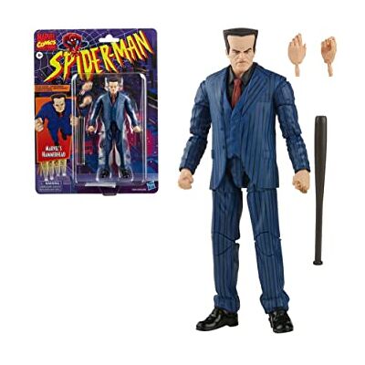 Marvel Spider-Man Hasbro Spider-Man, 's Hammerhead-figuur, 15 cm, inclusief 3 accessoires: 2 alternatieve handen, 1 honkbalstok F3695 Marvel Spider-Man Hasbro Spider-Man, 's Hammerhead-figuur, 15 cm, inclusief 3 accessoires: 2 alternatieve handen, 1 honkbalstok F3695