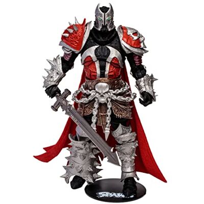 McFarlane Spawn Comic Spawn middeleeuws figuur 17,8 cm met 22 bewegende delen, verzamelfiguur met accessoires en verzamelstandaard, vanaf 12 jaar McFarlane Spawn Comic Spawn middeleeuws figuur 17,8 cm met 22 bewegende delen, verzamelfiguur met accessoires en verzamelstandaard, vanaf 12 jaar