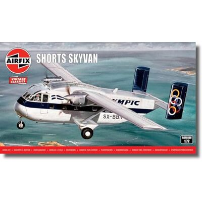 Airfix A04018V Shorts Skyvan Klassisches Vintage-Modellbauflugzeug, ab 8 Jahren Airfix A04018V Shorts Skyvan Klassisches Vintage-Modellbauflugzeug, ab 8 Jahren