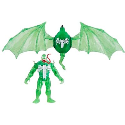 Hasbro Marvel Spider-Man Epic Hero Series Web Splashers Green Symbiote Wings Splasher, actiefiguur en uitrusting Speelset Hasbro Marvel Spider-Man Epic Hero Series Web Splashers Green Symbiote Wings Splasher, actiefiguur en uitrusting Speelset