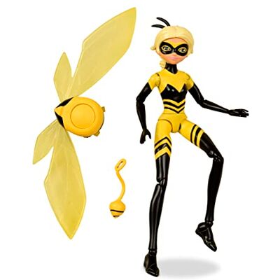 BANDAI P50405 Miraculous Minipopje Queen Bee Beweegbare pop van 12 cm en haar accessoires actiefiguur van superheld BANDAI P50405 Miraculous Minipopje Queen Bee Beweegbare pop van 12 cm en haar accessoires actiefiguur van superheld