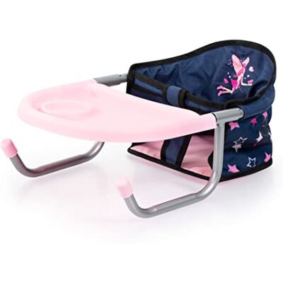 Bayer Design 65816AA Tafelstoel voor poppen, accessoires, zitting voor poppen tot 46 cm, roze blauw fee Bayer Design 65816AA Tafelstoel voor poppen, accessoires, zitting voor poppen tot 46 cm, roze blauw fee