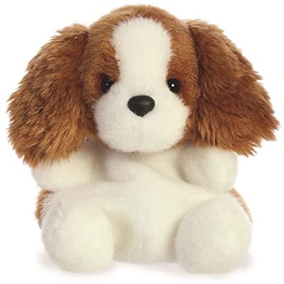 Aurora World- , 33533, Palm Pals Lady Cocker Spaniel, 13 cm, pluche, bruin en wit, medium Aurora World- , 33533, Palm Pals Lady Cocker Spaniel, 13 cm, pluche, bruin en wit, medium