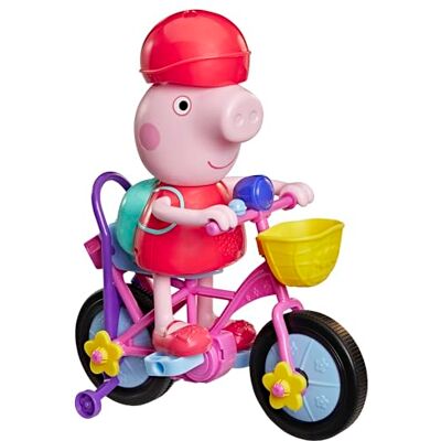 Peppa Pig Fiets met Peppa, set met interactieve figuur en fiets, meer dan 75 geluiden, reacties en liedje, speelgoed voor peuters, vanaf 3 jaar Peppa Pig Fiets met Peppa, set met interactieve figuur en fiets, meer dan 75 geluiden, reacties en liedje, speelgoed voor peuters, vanaf 3 jaar