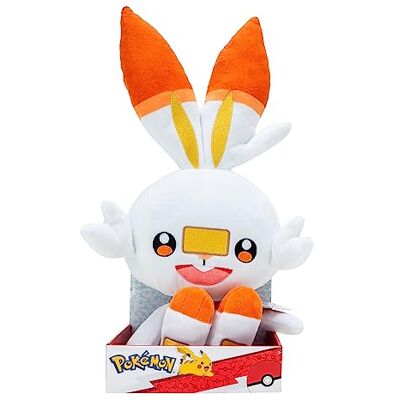 Pokémon PKW3107 Officieel Hopplo pluche dier, 30 cm Pokémon PKW3107 Officieel Hopplo pluche dier, 30 cm