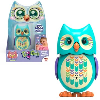 Bizak Digiowl 62008285-1 Interactieve mini-hoot die zingt, reageert op stem, 6 modellen beschikbaar, kinderspeelgoed, vanaf 3 jaar, meerkleurig, Bizak Digiowl 62008285-1 Interactieve mini-hoot die zingt, reageert op stem, 6 modellen beschikbaar, kinderspeelgoed, vanaf 3 jaar, meerkleurig,