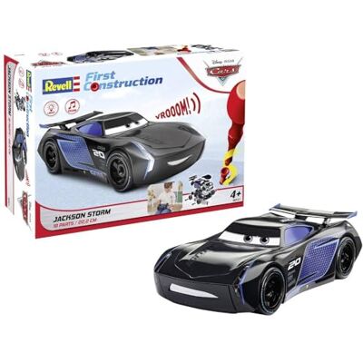 Revell Jackson Storm Disney Cars auto met licht en geluid, eerste bouw, set voor kinderen vanaf 4 jaar, zwart Revell Jackson Storm Disney Cars auto met licht en geluid, eerste bouw, set voor kinderen vanaf 4 jaar, zwart