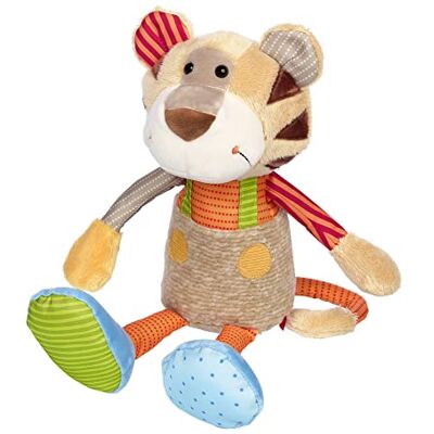 Sigikid 42852 Pluche dier Tiger Patchwork Sweety Knuffel om te spelen en te knuffelen van zachte materiaalmix voor baby's en kinderen, jongens en meisjes van 0 maanden tot 8 jaar, veelkleurig/tijger Sigikid 42852 Pluche dier Tiger Patchwork Sweety Knuffel om te spelen en te knuffelen van zachte materiaalmix voor baby's en kinderen, jongens en meisjes van 0 maanden tot 8 jaar, veelkleurig/tijger