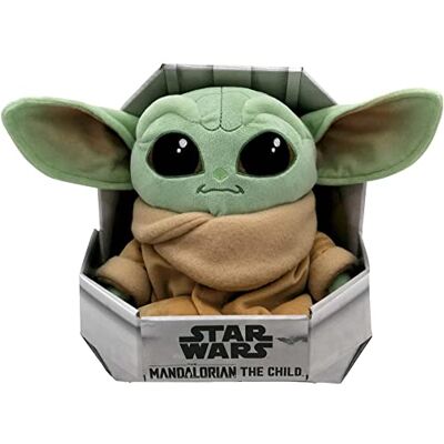 Simba 6315875779 Disney Mandalorian, The Child, 25 cm pluche figuur, verzamelaars-editie, geschikt vanaf de eerste levensmaanden Simba 6315875779 Disney Mandalorian, The Child, 25 cm pluche figuur, verzamelaars-editie, geschikt vanaf de eerste levensmaanden