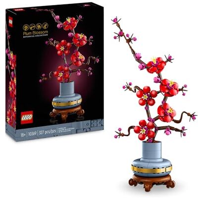 Lego Botanicals pruimenbloesem 10369 Kunstplant set voor volwassenen, doe-het-zelf decoratie, handwerk, cadeau-idee voor vrouwen of mannen, 327 stuks Lego Botanicals pruimenbloesem 10369 Kunstplant set voor volwassenen, doe-het-zelf decoratie, handwerk, cadeau-idee voor vrouwen of mannen, 327 stuks