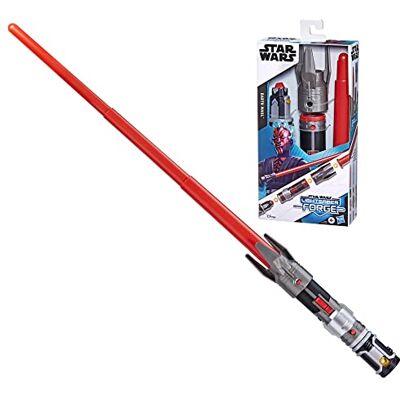 Star Wars Lightsaber Forge Dark Maul zwaard rood licht uitbreidbaar speelgoed personalisatie rollenspel vanaf 4 jaar Star Wars Lightsaber Forge Dark Maul zwaard rood licht uitbreidbaar speelgoed personalisatie rollenspel vanaf 4 jaar