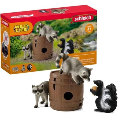 Schleich 42596 Het speelplezier rond een noot, vanaf 3 jaar, Wild Life – doos, 6-delig Schleich 42596 Het speelplezier rond een noot, vanaf 3 jaar, Wild Life – doos, 6-delig