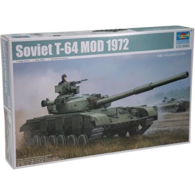 Trumpeter 01578 Model Kit Soviet T 64 Mod 1972 Trumpeter 01578 Model Kit Soviet T 64 Mod 1972