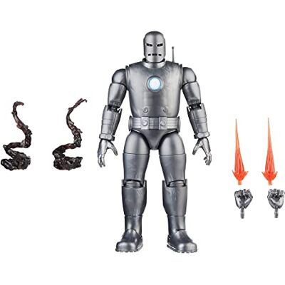 Marvel Hasbro Legends Series, 15 cm Iron Man (Model 01) Avengers 60e verjaardag verzamelfiguur Marvel Hasbro Legends Series, 15 cm Iron Man (Model 01) Avengers 60e verjaardag verzamelfiguur