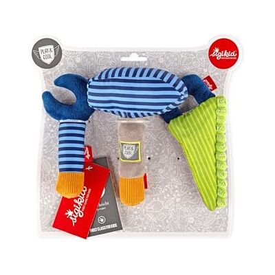 Sigikid Babygereedschapsset, rammelaar, motorisch speelgoed, cadeau-idee Sigikid Babygereedschapsset, rammelaar, motorisch speelgoed, cadeau-idee