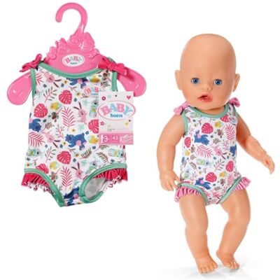 BABY born Zwemkleding voor poppen tot 43 cm, verkrijgbaar in twee verschillende stijlen, geschikt voor kinderen vanaf 3 jaar, 833636 BABY born Zwemkleding voor poppen tot 43 cm, verkrijgbaar in twee verschillende stijlen, geschikt voor kinderen vanaf 3 jaar, 833636