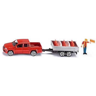 Siku 3543 Pick Up met Kanteltrailer Siku 3543 Pick Up met Kanteltrailer
