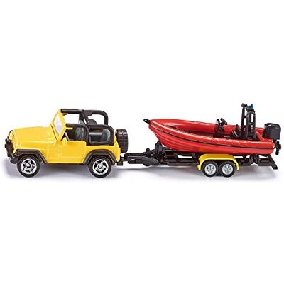 Siku 1658 Jeep + Boot Siku 1658 Jeep + Boot